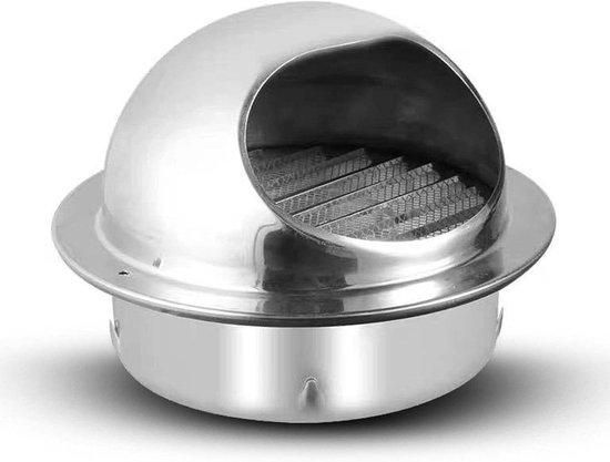 Famanu Ventilatierooster - Luftauslass - Wandabdeckung - Edelstahl - Diverse Größen - Silber