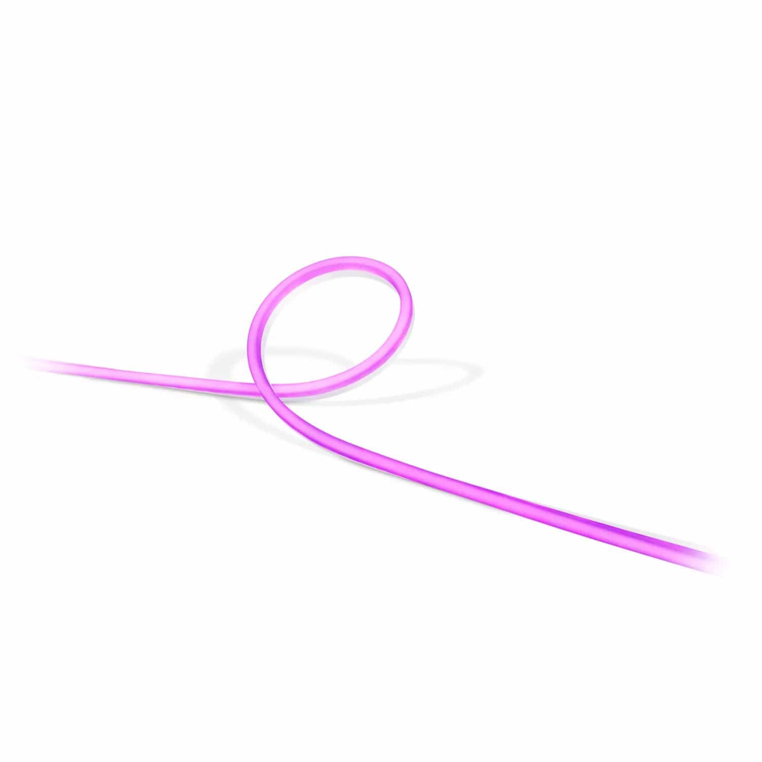 Philips Hue White & Color Ambiance Lightstrip Outdoor LED Intelligenter Leuchtstreifen 4869,2 mm Variabel (Weiß) 8718699709853