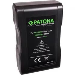 Patona Premium Anton Bauer Gold-Mount Kamera (Kamera Akku), Kamera Stromversorgung, Schwarz