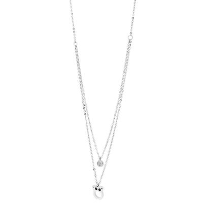 Kette ohne Anhänger ADELIA´S "Halskette mit Anhänger – aus Edelstahl", silber, Halsketten, Damen, 50cm, Edelstahl, Ideal als Geschenk zum Weihnachten