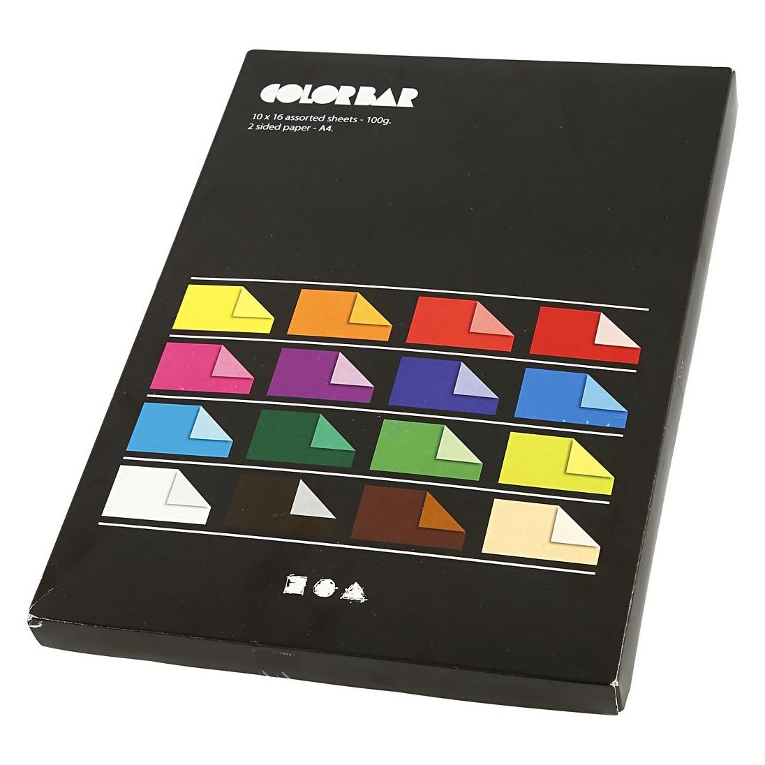 Creativ Company Color Bar Papier Kleur, 160 Vellen (100 g/m², 1x) (25337)