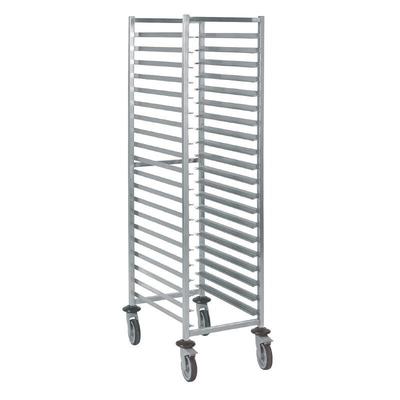Euronorm-Schienenwagen 600x400mm 20 Ebenen Tournus Inox TOURNUS