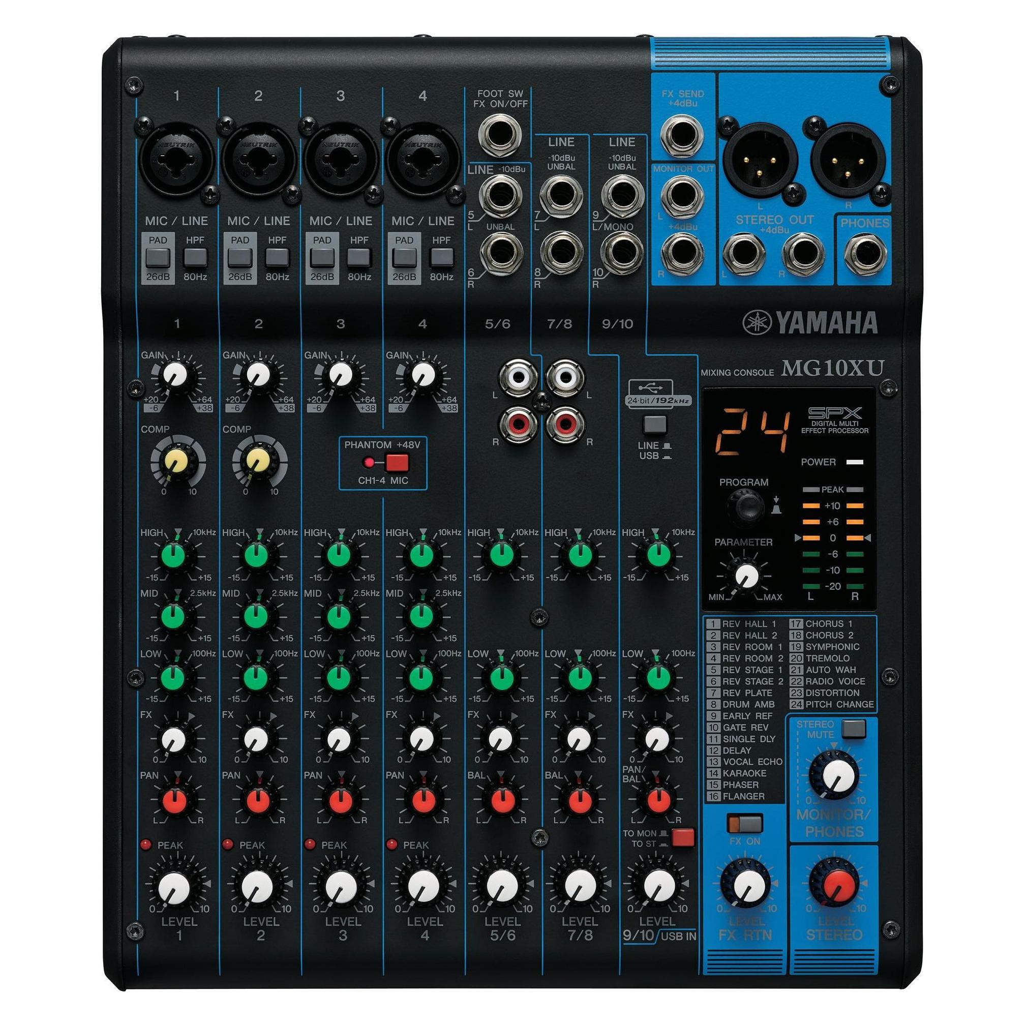 Yamaha Mg10xu (Studio- und Livemixer) (CMG10XUYEM)