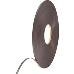 Magnetband ohne Kleber 10 mm | 100 m | 2 mm, Ferrit, schwarz