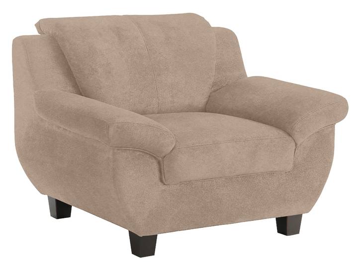 Sessel HOME AFFAIRE Yesterday bequeme Armlehnen und Rückenpolster, Breite 108cm, Holzfuß , beige (natur), B:108cm H:80cm T:91cm, Primabelle-Microfaser (100% Polyester);Struktur (100% Polyester);Antikleder-Optik Melrose (100% Polyester), Sessel, Sessel, in 3 Bezugsqualitäten