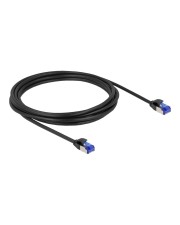 Delock RJ45 Netzwerkkabel Cat.6A S/FTP Slim 2 m schwarz Netzwerk CAT 6a SFTP 2 m (80228)