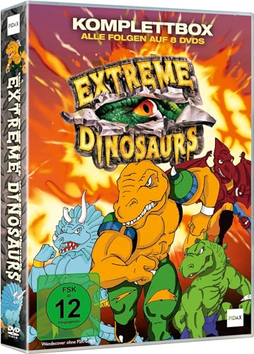 Extreme Dinosaurs - Die Komplettbox: Vollständige 52-teilige 90er Zeichentrickserie - Dinosaurier Action Serie (Pidax Animation) [8DVDs] - Preis vom 04.10.2026 03:51:26 h