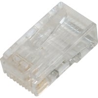 CAT.6 Modularstecker für Rundkabel, ungeschirmt, 1 Stück Pass through Stecker
