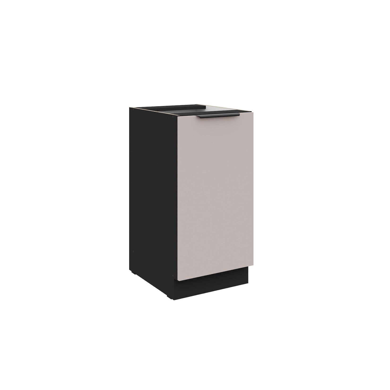 Küchen Unterschrank 40 cm Küche ARONA Kaschmir beige Küchenzeile Küchenblock