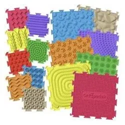 Askato Sensorische Matte, 15 Teile (7+8 Mini)