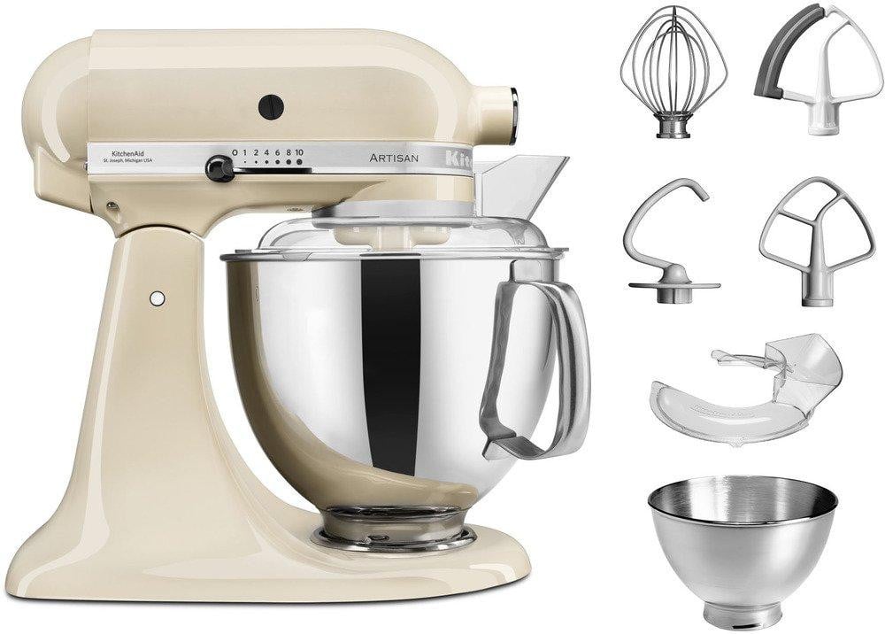 KitchenAid Artisan 5KSM175PSEAC Keukenmachine - Amandelwit