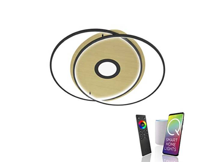 Paul Neuhaus LED Deckenleuchte, Alexa kompatibel Smart Home, dimmbar