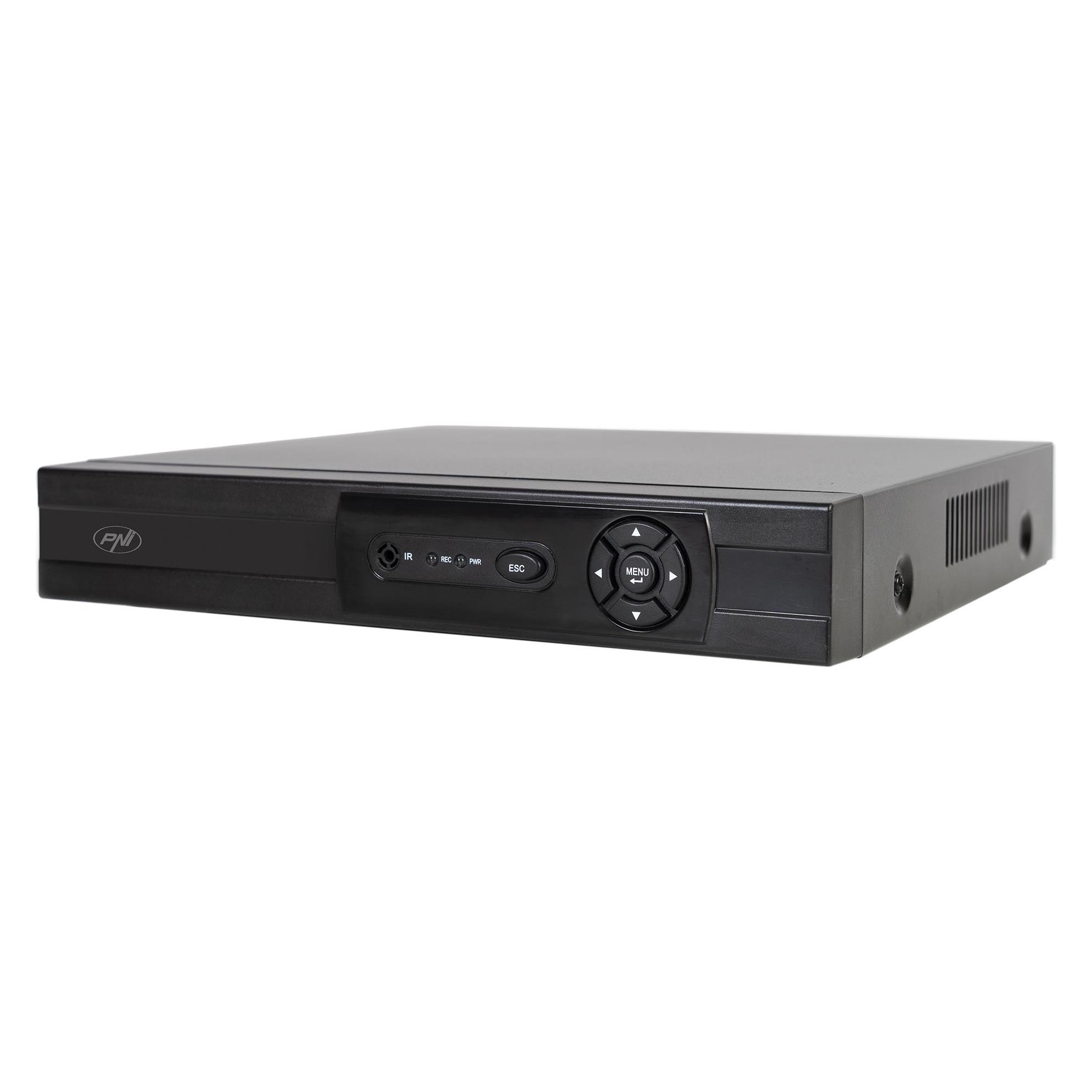 PNI DVR/NVR House AHD880, 8 analoge Kanäle 4K-N oder 8 IP-Kanäle 5MP, H265+, Audioeingang, Audioausg (Netzwerk Videorecorder (NVR)) (43698604)