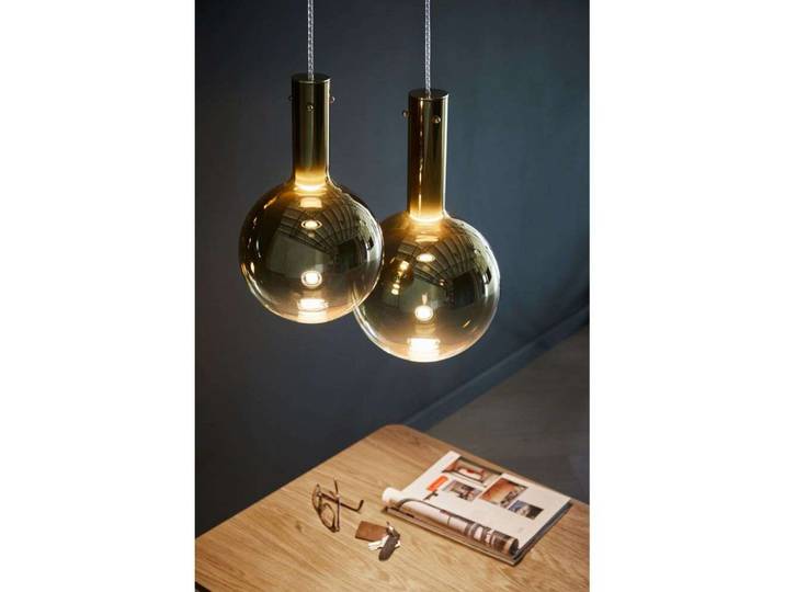 Raindrop 20 Pendelleuchte Gold - Loom Design - Wohnzimmer - Glas