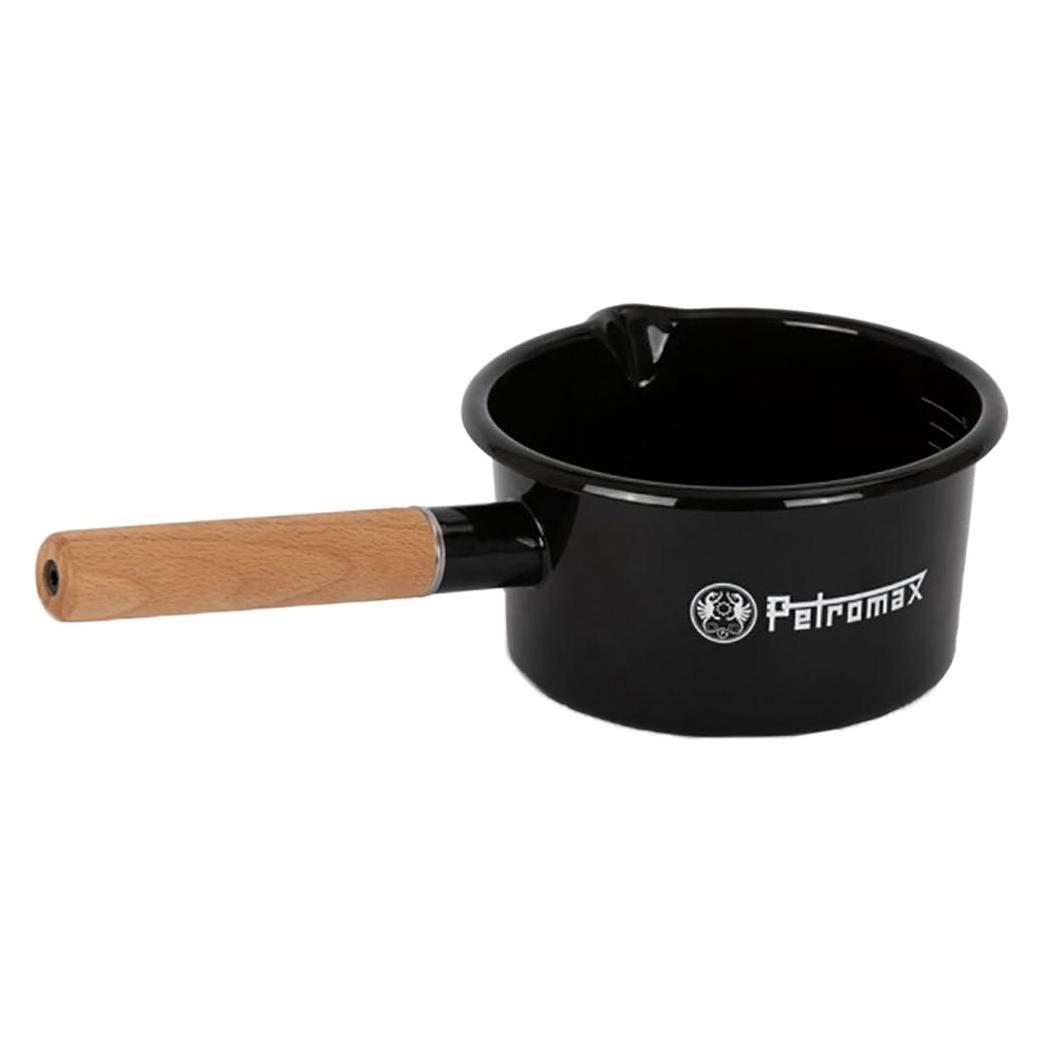 Petromax Emaille Stieltopf schwarz 0,5 Liter (px-panen0.5s)