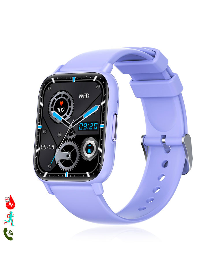 DAM Smartwatch "DM60" in Lila - onesize