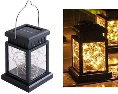 Uplifted Goods Solar Lantern Pendant Light For Outdoor Garden And Patio Decor b