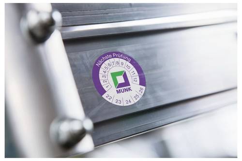 MUNK Günzburger Steigtechnik 019175 Prüfplakette 50St.