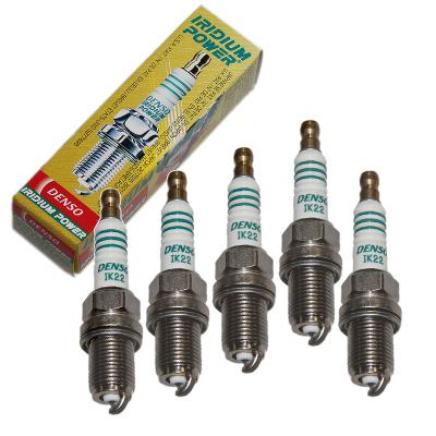 Denso 5x Zündkerze Iridium Power IK22 [Hersteller-Nr. IK22] für Volvo