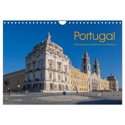 Portugal - Eindrucksvolle Aufnahmen von fotofussy (Wandkalender 2026 DIN A4 quer), CALVENDO Monatskalender