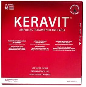 Keravit Ampolas Tratamento Antiqueda 18 Ampolas 6 ml