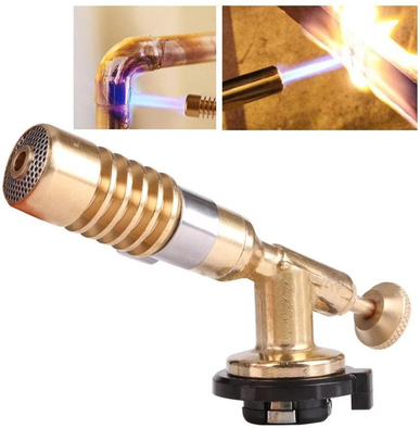 Inspire Daily Merch Gas Torch Burner Adjustable Flame Gun For Cooking, Soldering & Outdoor Use Gas Torch Burner Adjustable Flame Gun For Cooking, Soldering & Outdoor Use