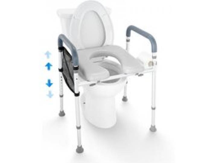 VEVOR Toilettensitzerhöhung 49-64 cm 158,76kg Universal-Toilettenerhöhung für Senioren