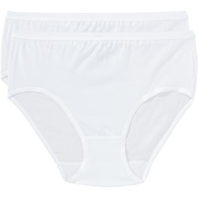 Midislip SPEIDEL "Take-two", Damen, Gr. 38, weiß, Obermaterial: 92% Baumwolle, 8% Elasthan, unifarben, körpernah, Unterhosen, weich, atmungsaktiv, bequem, basic, hoch geschnitten, Baumwollmix
