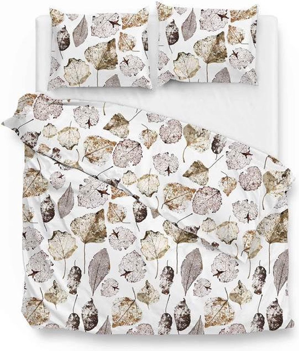 Zo! Home Miriam Flanel Dekbedovertrek Lits-jumeaux 240x220 cm Natural