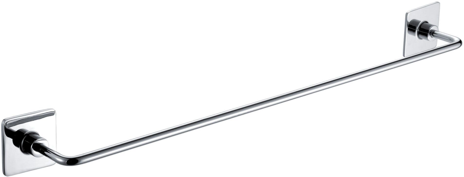 Tecnomat BARRA PORTASALVIETTE SERIE ARIEL 45 cm IN ZINCO CROMATO FISSAGGIO A MURO E ADESIVO
