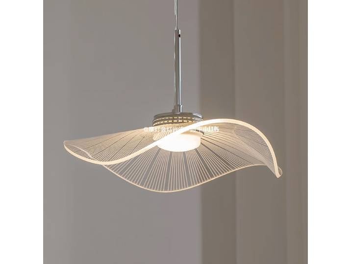 Moderne nordique acrylique feuille de Lotus pendentif lumières minimalisme Lustre maison Lustre lampes luminaires salon chambre décoration