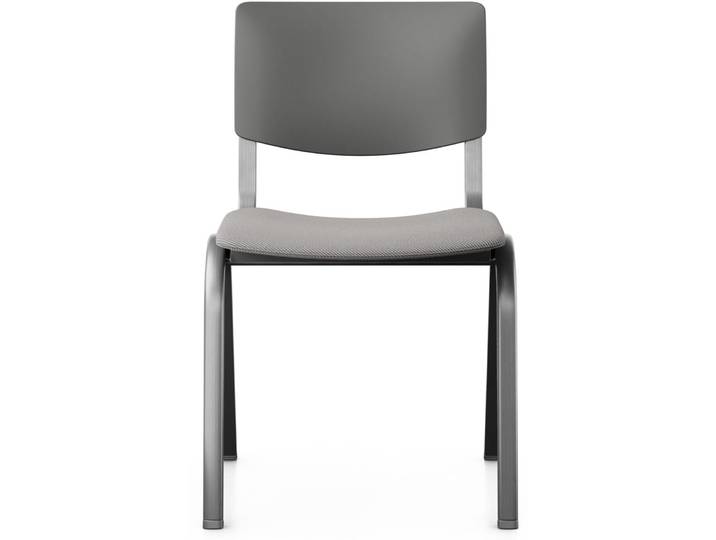 HAG Konferenzstuhl Celi 9140 Grau Kunststoff/Aluminium H 121 cm - Konferenzstuhl