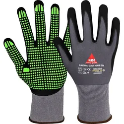 HASE Handschuhe Padua Grip Green Gr. 10 schwarz/grün