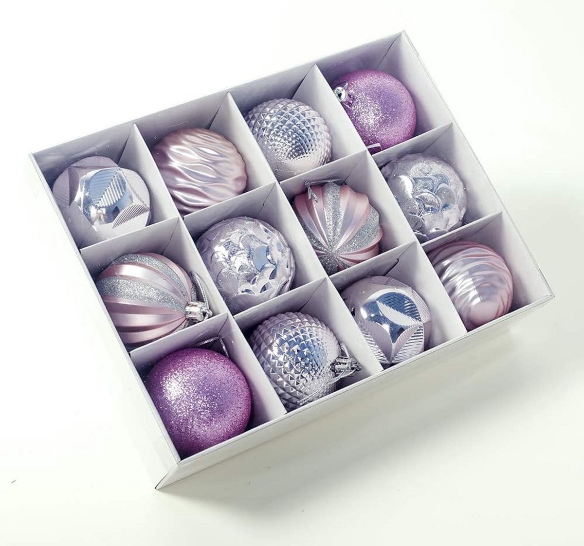Onbreekbare kerstballen ornamenten voor kerstboom decoratie - Roze - 6 cm