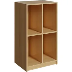 Schultaschenregal mit 4 Fächern