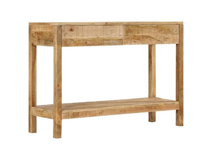 Table console et 2 tiroirs 110x35x75 cm bois de manguier solide 354982