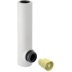 Geberit Spülrohrbogenset 119652161 Ø 56 / 45 mm, 90Grad, mit Dämmung, PE-HD, weiß