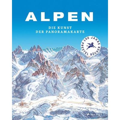 Alpen. Die Kunst der Panoramakarte, Gebundene Ausgabe von Tom Dauer, Prestel, 978-3-7913-9315-5