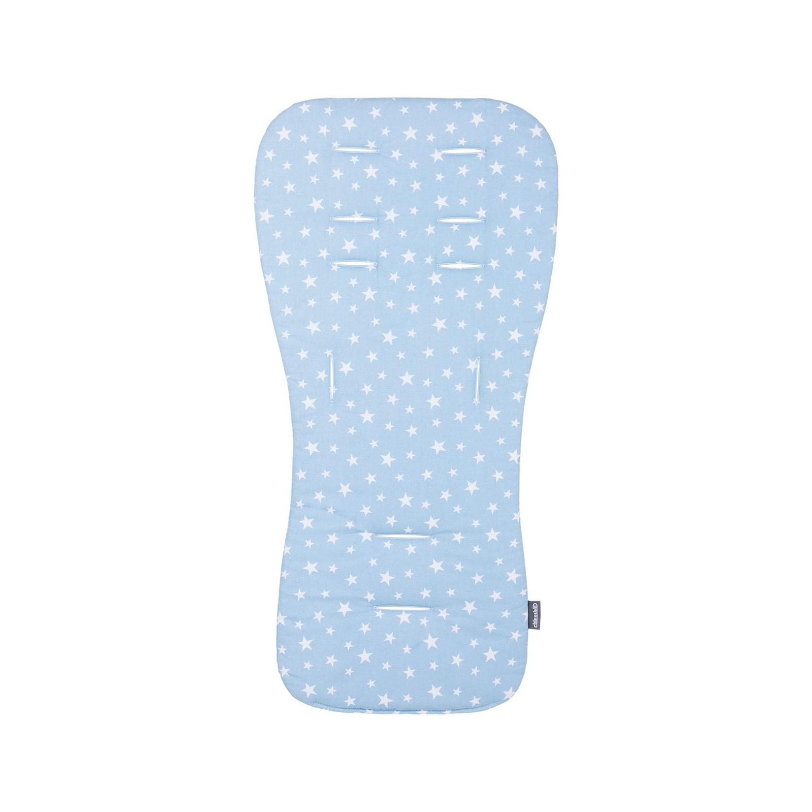 Chipolino Kinderwagen Sitzeinlage Universalsitzunterlage Baumwolle atmungsaktiv blau
