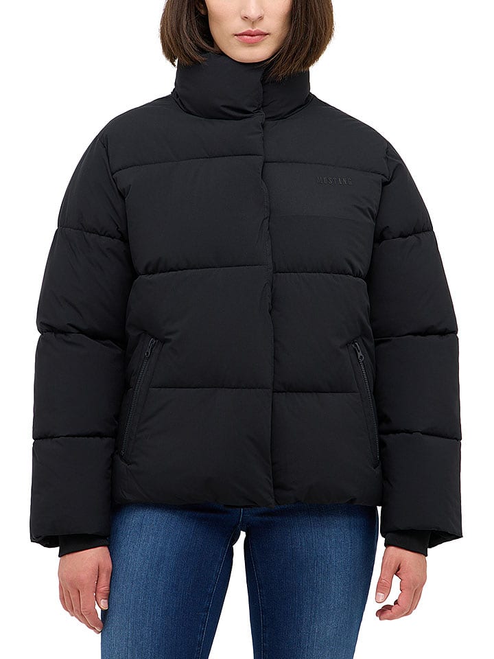 Mustang Steppjacke in Schwarz - L