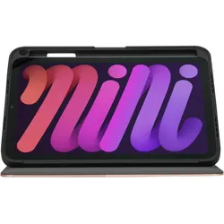 Targus CLICKIN-HÜLLE für iPad MINI 6 ROSÉGOLD (Apple iPad mini 2021), Tablet Hülle, Schwarz, Rosa