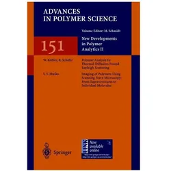 New Developments in Polymer Analytics II, Fachbücher von Manfred Schmidt