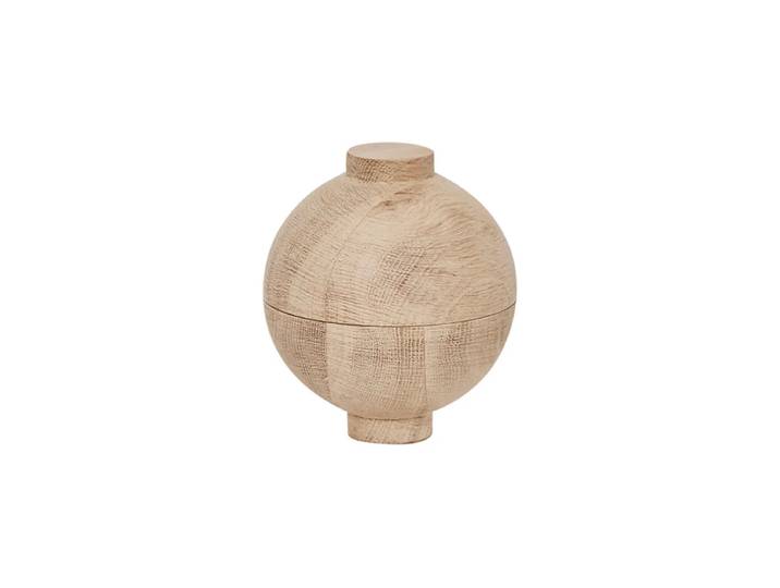 Kristina Dam Studio - Wooden Sphere Aufbewahrung Ø 12 x H 15 cm, Eiche