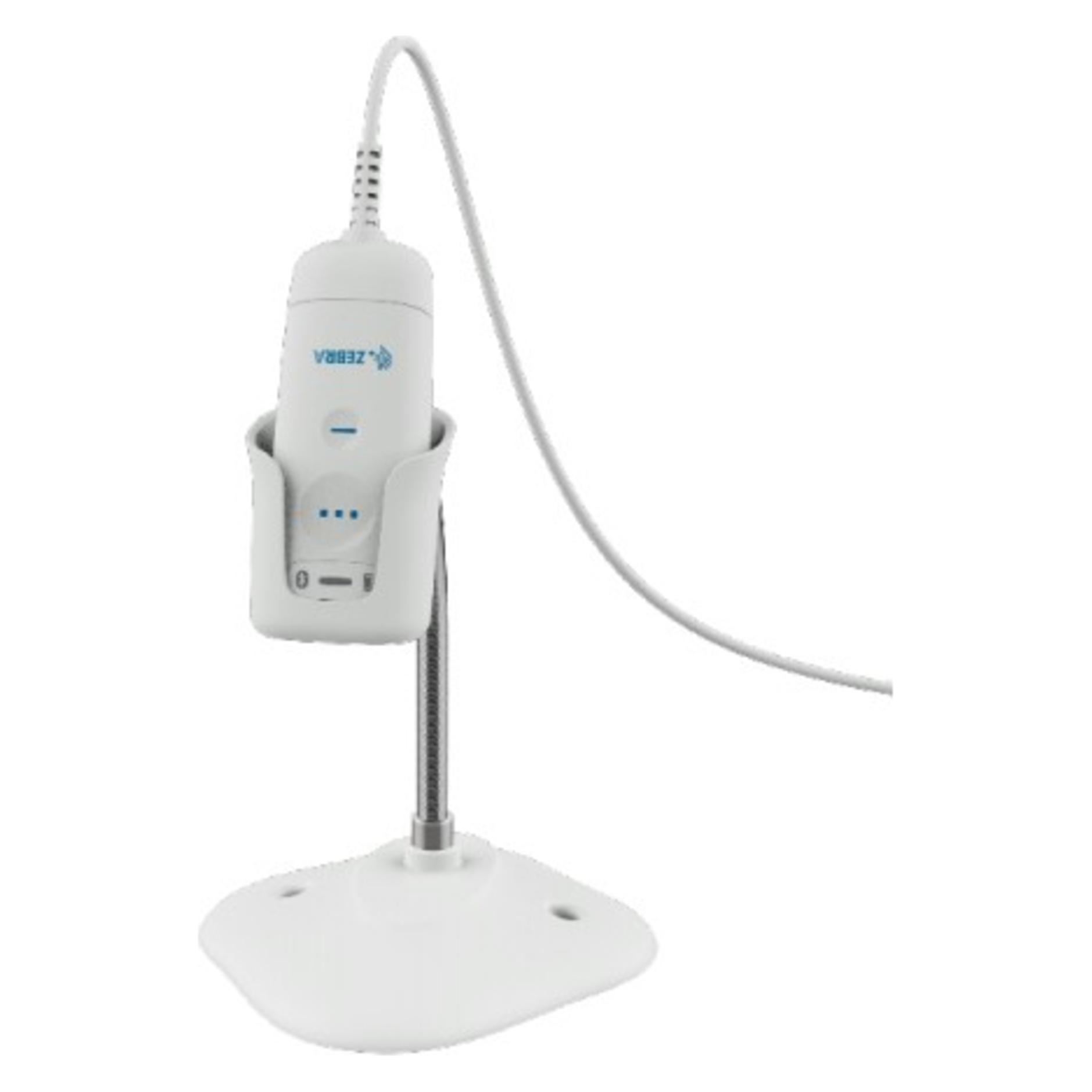 Zebra Gooseneck Intellistand CS6080-HC Corded HC WHT (STND-GS0060C-0B)