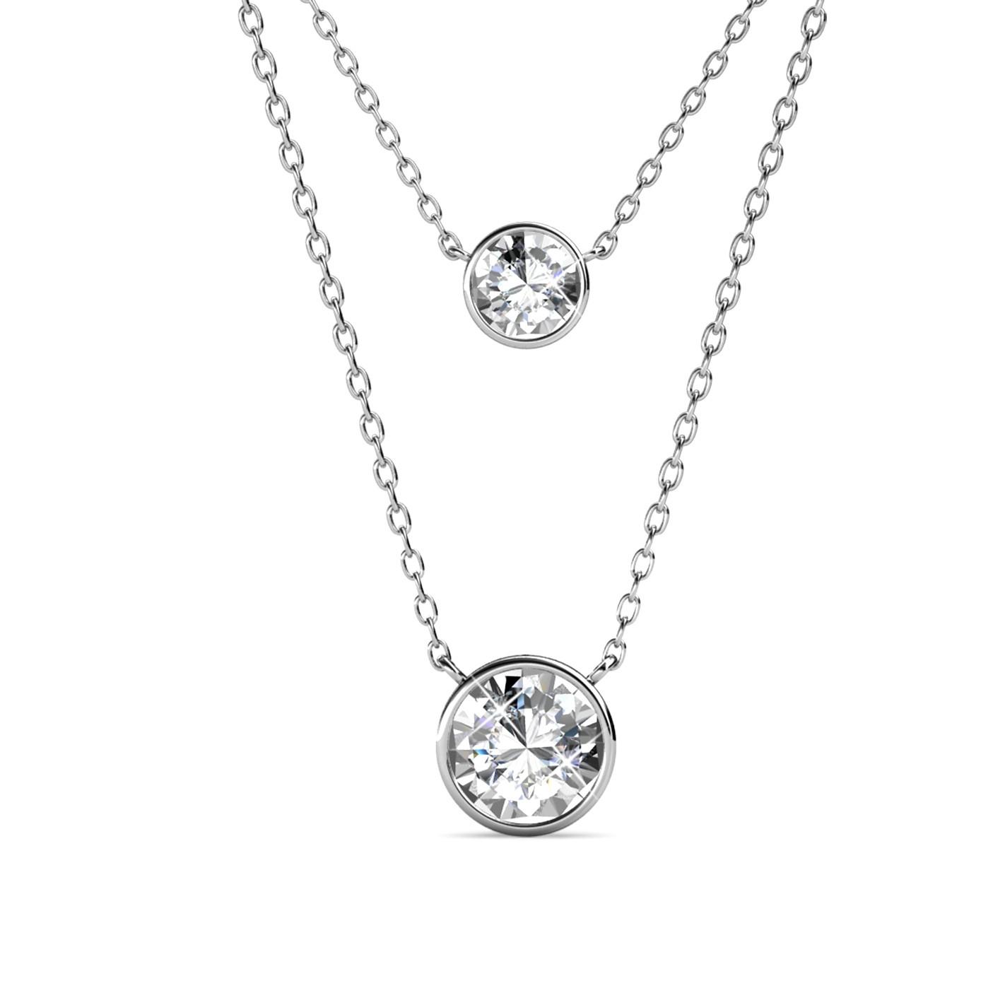 Juliet hangers - Zilver en kristal