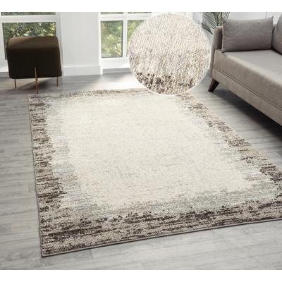 Teppich OTTO HOME "Leksa", beige, B:160cm H:15mm L:230cm, Kunstfaser, Teppiche, Teppich, im Vintage-Look, Wohnzimmer, Schlafzimmer, Esszimmer