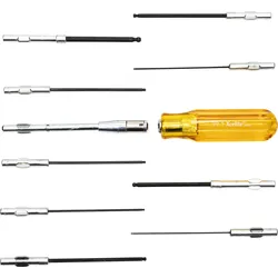 WEX 99PS40BPN - 11-teiliges Ballpoint Allen®-Sechskant-Steckschlüsselset - Zollg