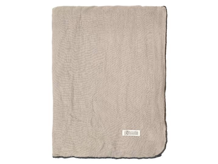 Broste Copenhagen Gracie Tischdecke 160x300 cm Eco Simply taupe