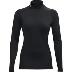 Under Armour HEATGEAR MOCK Funktionsshirt Herren | Gr. XXL | schwarz - schwarz