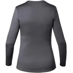 Under Shield, Damen, Funktionsshirt, Damen Langarm-Merinowolltrikot (S), Grau